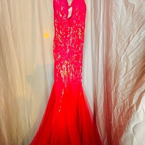 Aerie Vibrant Pink Maxi Dress